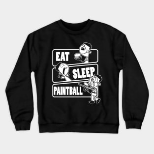 Eat Sleep Paintball - Paint baller gift design Crewneck Sweatshirt